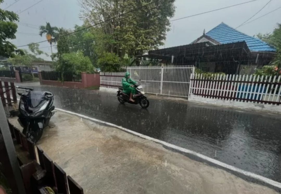 HUJAN: BMKG memprediksi awal November akan terjadi hujan dengan intensitas tinggi.