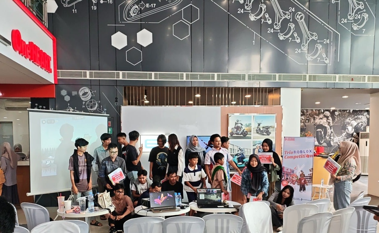 HADIAH: Trio Roblox Competition digelar dengan total hadiah Rp1,3 juta. (TRIO MOTOR)