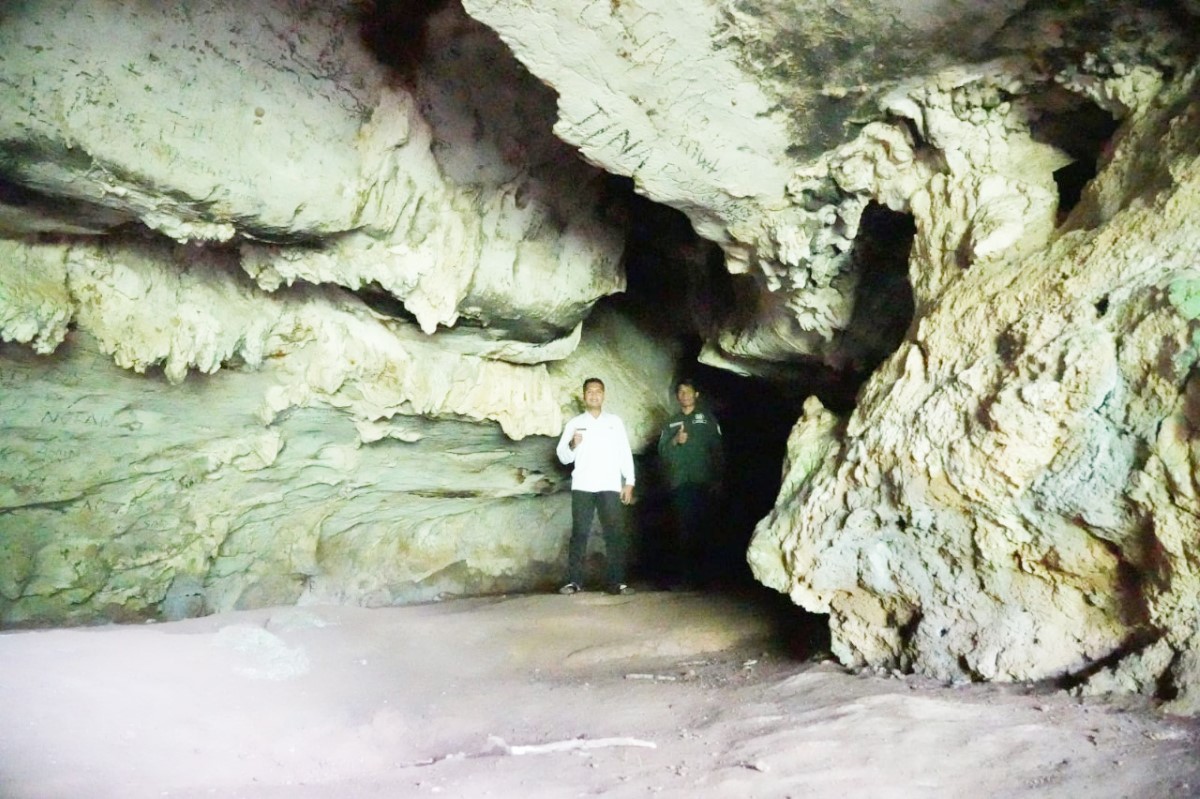 WISATA ALAM: Wisata alam Gua Baramban yang berada di Desa Baramban, Kecamatan Piani, Kabupaten Tapin sepi kunjungan wisatawan.