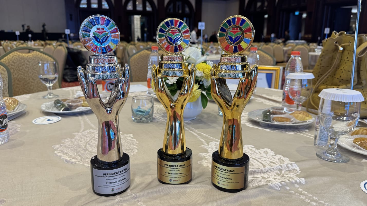 BERGENGSI:Dua Gold Award dan satu Silver Award jadi bukti kontribusi positif program CSR dan pemberdayaan masyarakat yang dijalankan PT BIB.