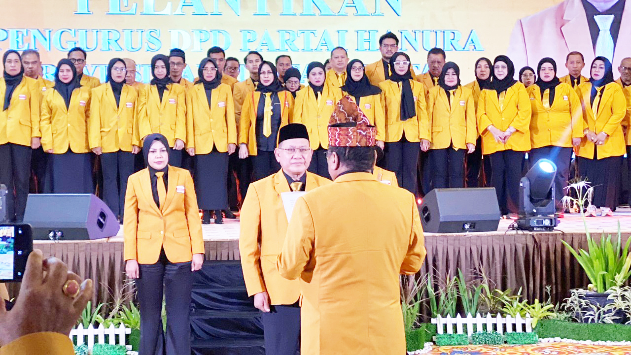 DILANTIK: Ketua DPD Hanura Kalsel, Sayed Jafar menginginkan Partai Hanura sejajar dengan partai besar.