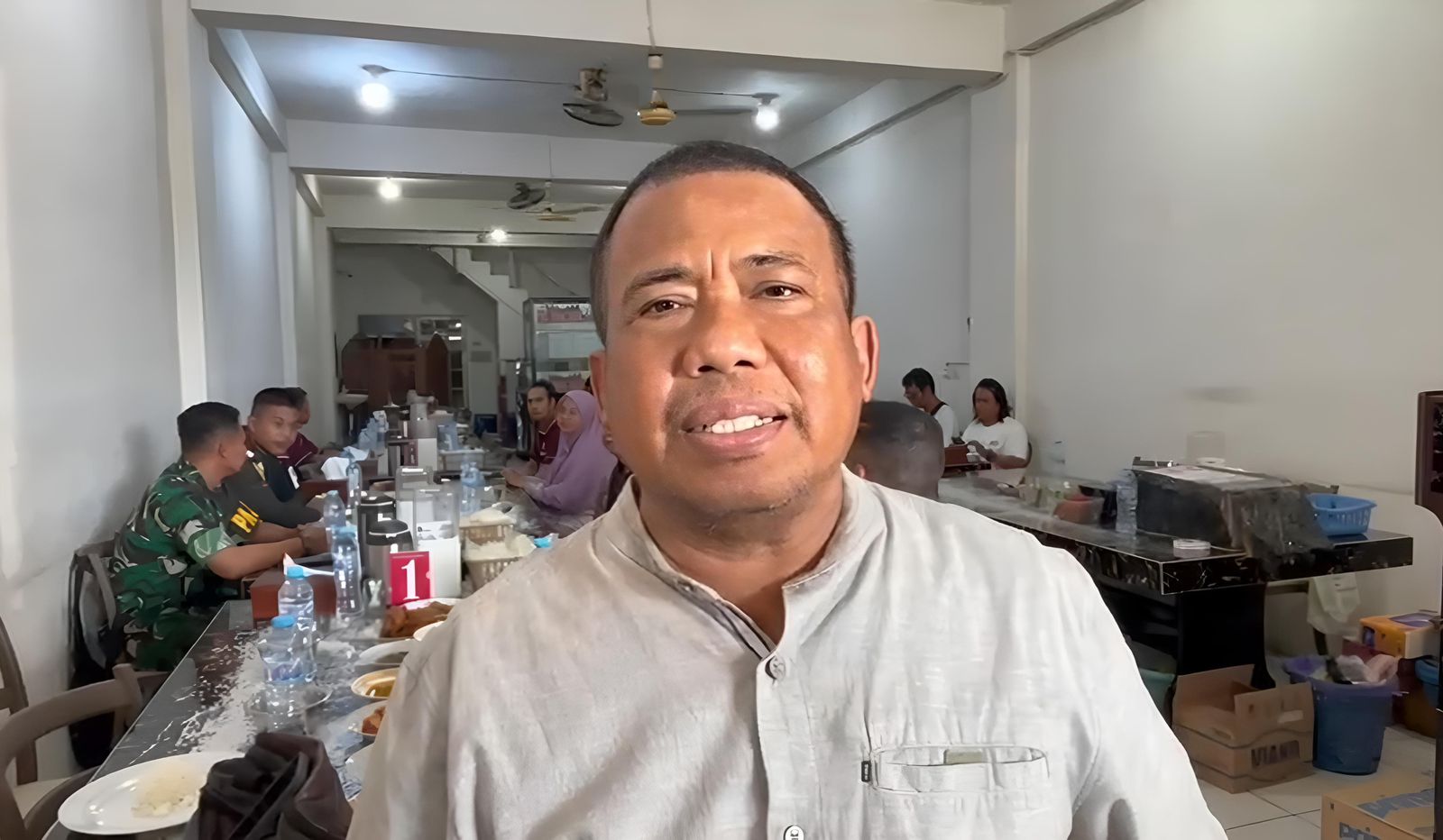 LAPOR POLISI: Kuasa Hukum RM Roda Baru, Abdul Halim Shahab melaporkan kasus video nasi padang berisi tikus yang viral di media sosial.