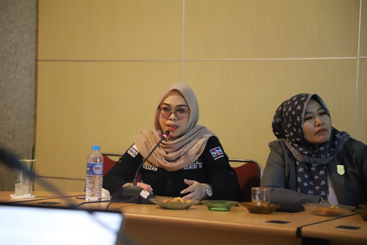 BERI MASUKAN: Anggota DPRD Tanah Laut Hidayatul Azizah ikut mengkritik penyelenggaraan TPAF 2025 karena lebih banyak menampilkan seniman dari luar daerah.
