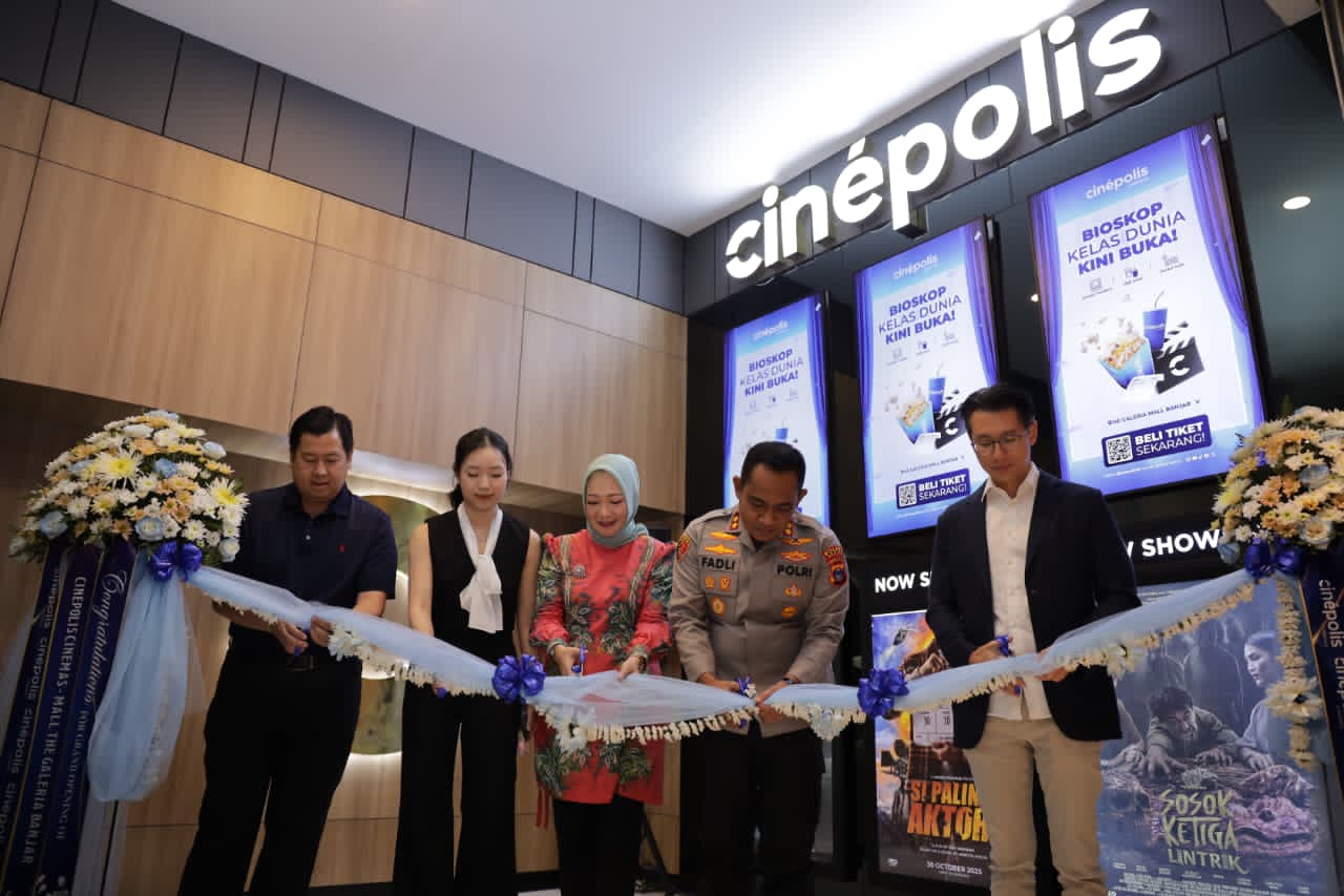 DIRESMIKAN:Cinepolis resmi hadir di Kabupaten Banjar, tawarkan pengalaman menonton kelas dunia.