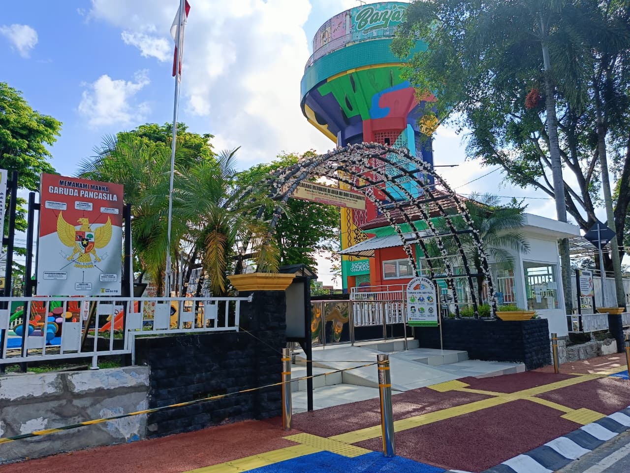 SEGERA DIBUKA: taman Van der pijl direncanakan akan dibuka awal Desember 2025.