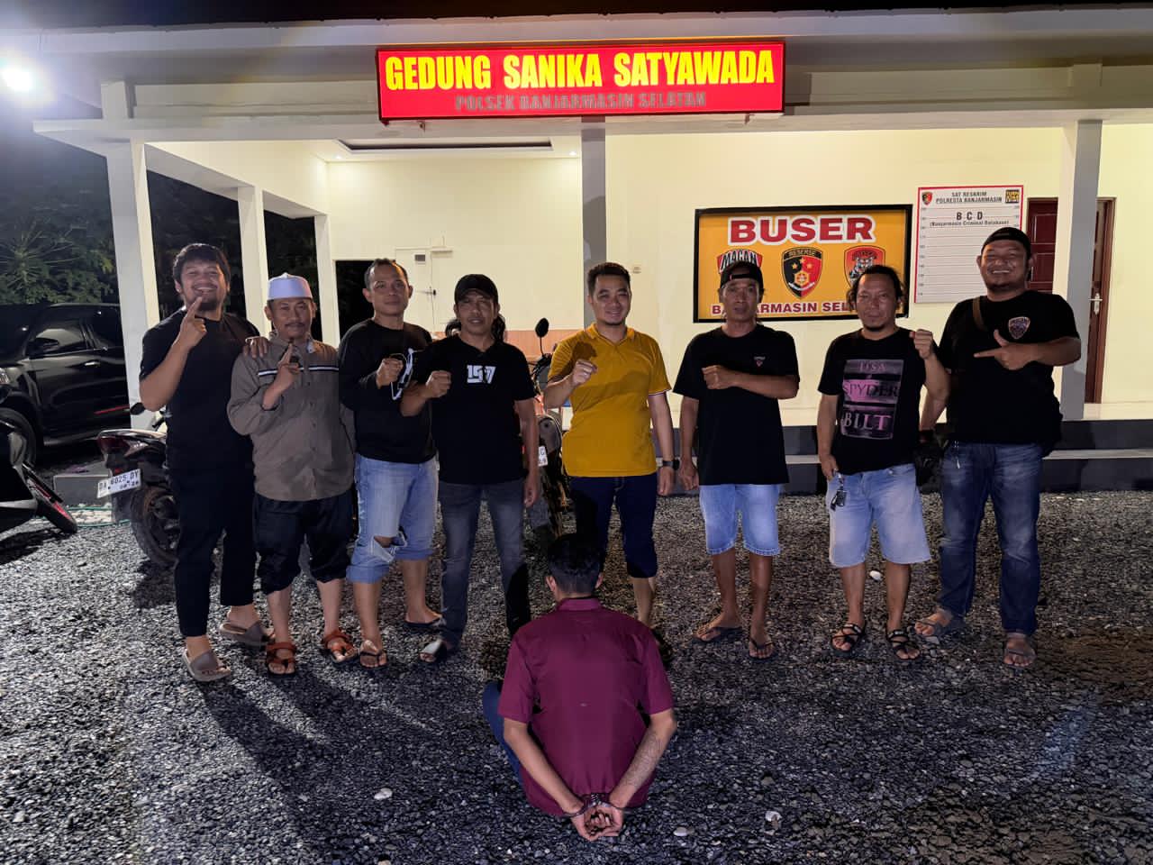 DITANGKAP:Junai, residivis kasus penganiayaan, lagi-lagi ditangkap Polisi. Kali ini gegara kasus kepemilikan senjata tajam (sajam).