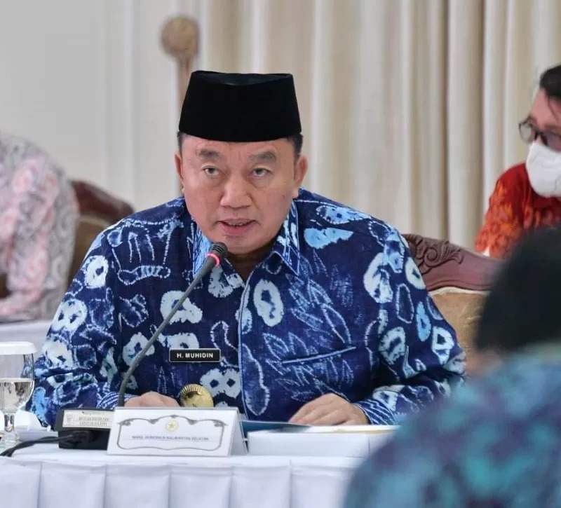 Gubernur Kalsel, H Muhidin