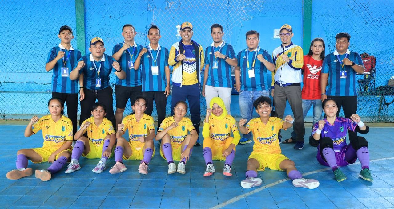 HADIR:Wakil Bupati Kabupaten HSU, Hero Setiawan hadir memberikan motivasi pada atlet HSU yang berlaga di Porprov XII Kalsel 2025 di Kota Pelaihari, Kabupaten Tanah Laut.