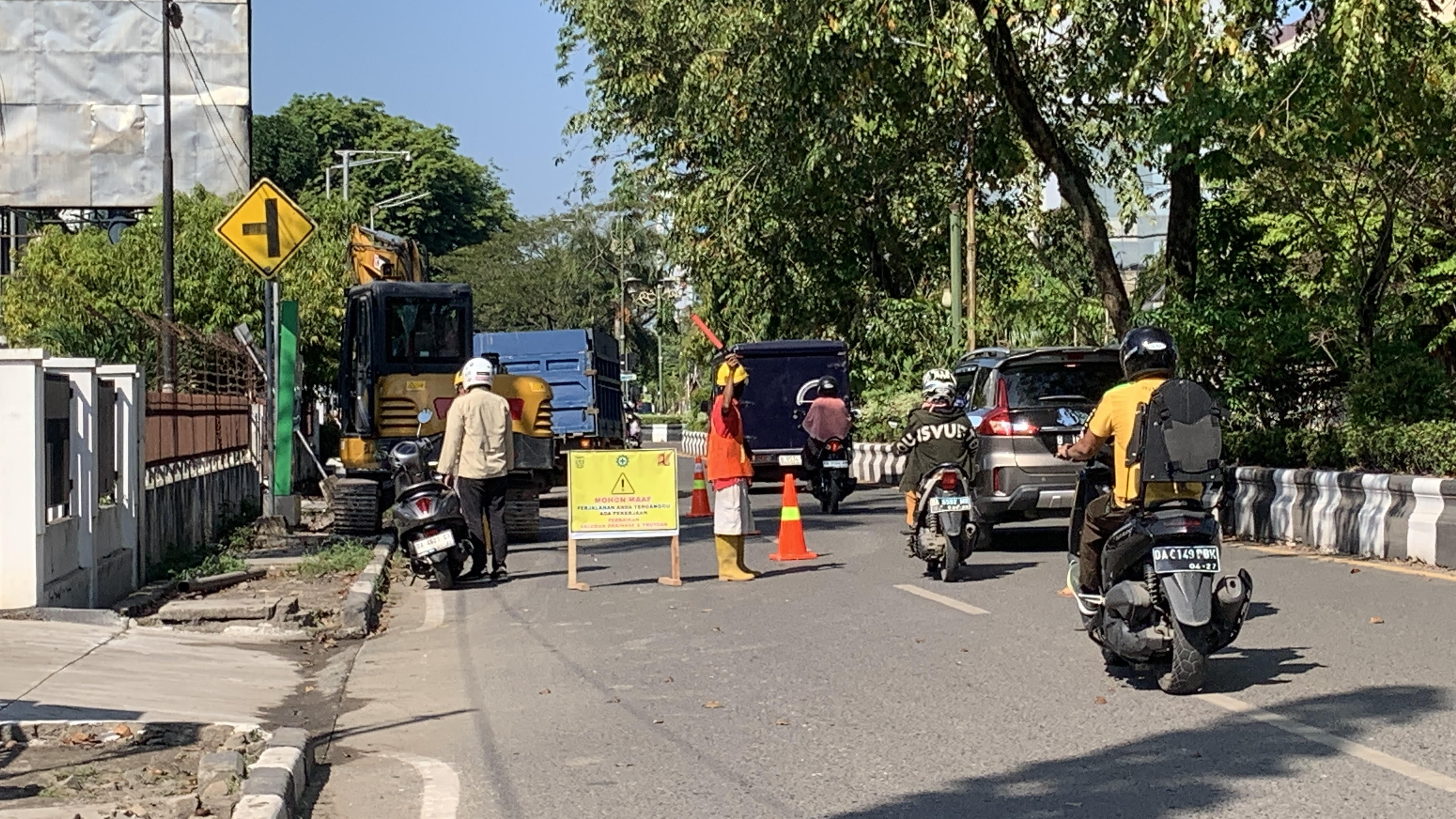 Proyek drainase di Banjarmasin