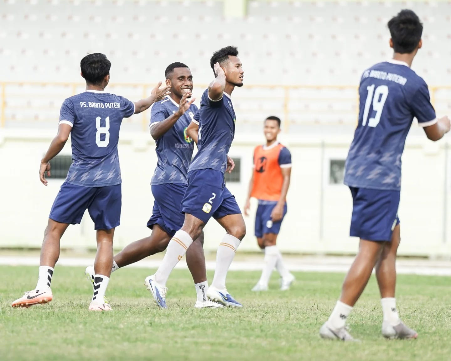 Sesi latihan terakhir skuad Barito Putera jelang laga kontra Deltras. (dok barito putera)