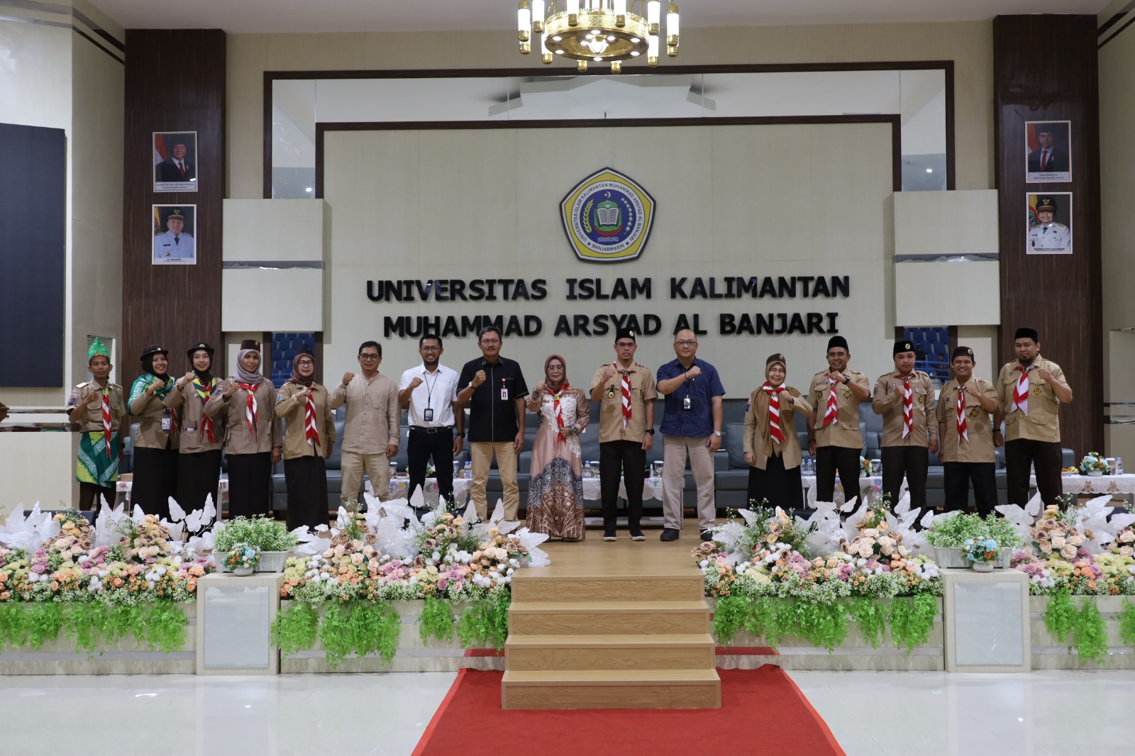 LITERASI:Kegiatan literasi keuangan Bank Kalsel dan OJK di UNISKA.