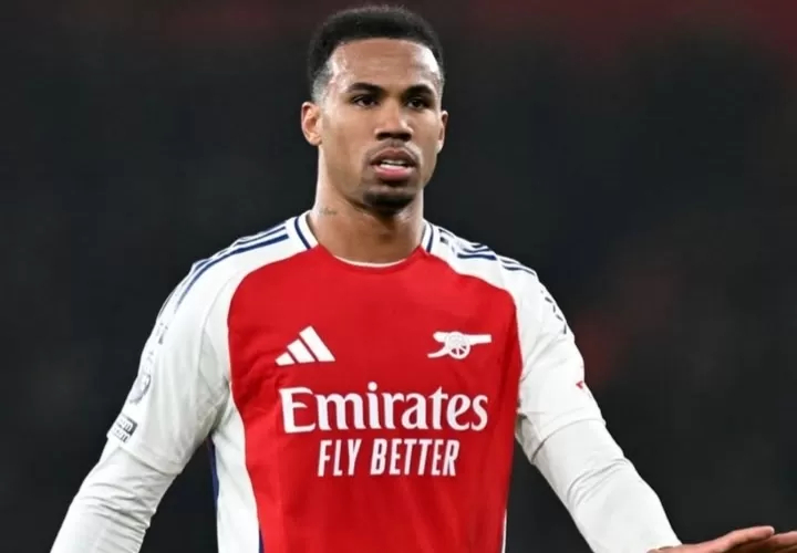 CEDERA: Bek Arsenal, Gabriel Magalhaes mengalami cedera saat memperkuat Timnas Brasil.