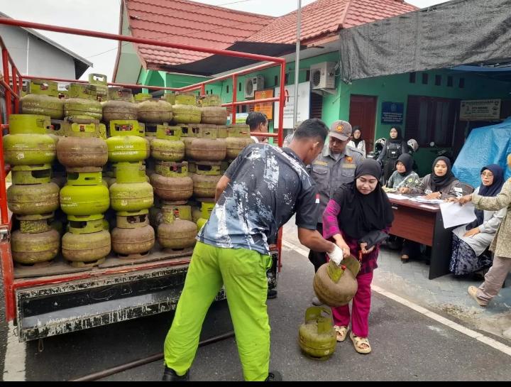 DIPERKETAT: Pemko.Banjarmasin memperketat distribusi gas melon agar tepat sasaran dan sesuai aturan.