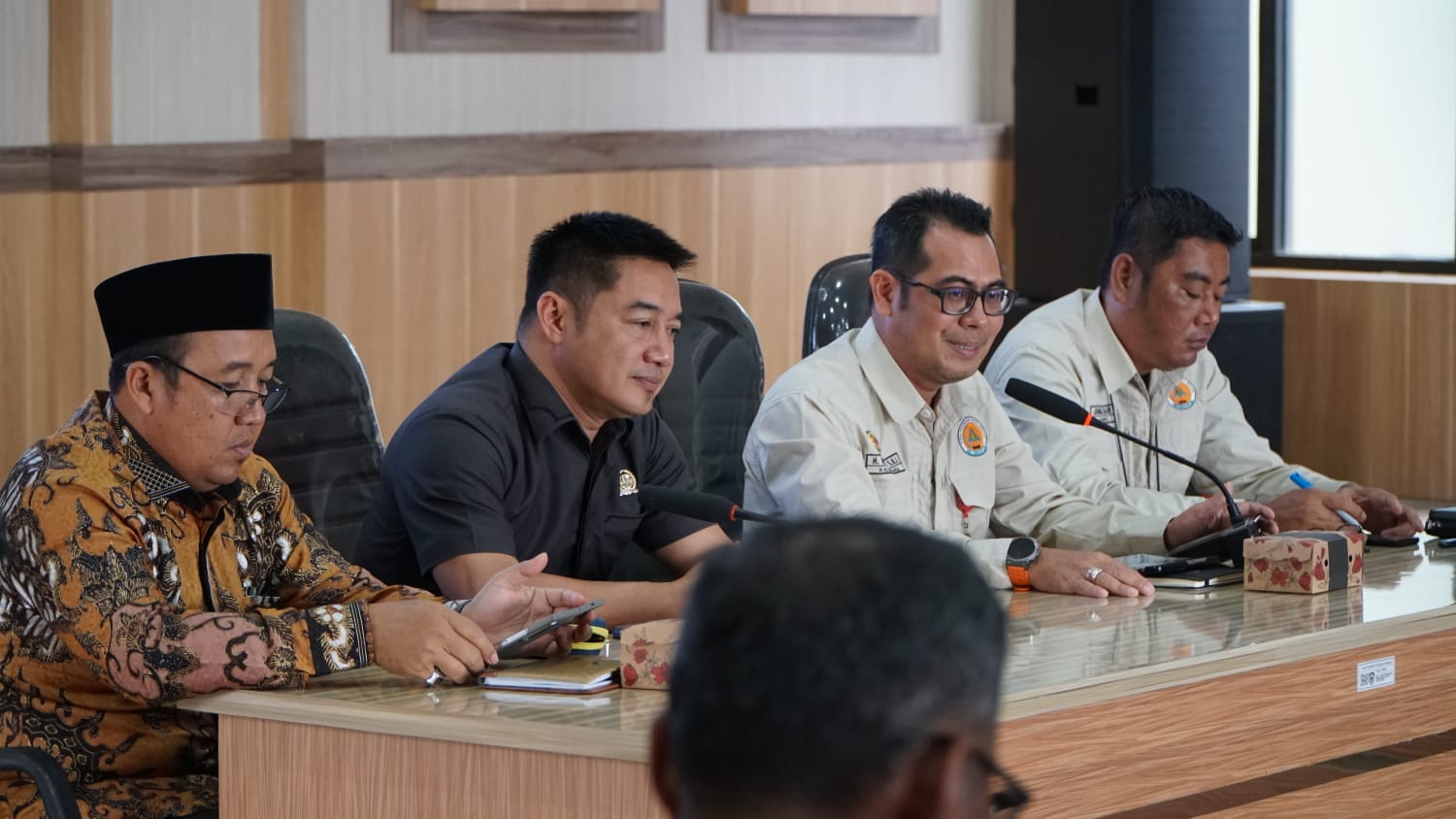 Suasana Kajian Risiko Bencana Balangan 2025 di Aula Baperrida Balangan. (El untuk Radar Banjarmasin)
