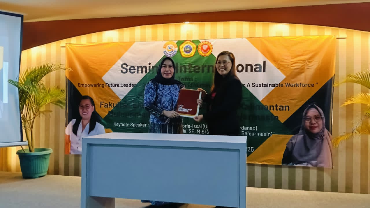 INTERNASIONAL: Penandatangan Memorandum of Agreement FE UNISKA dengan University Off Mindanao, Filipina.
