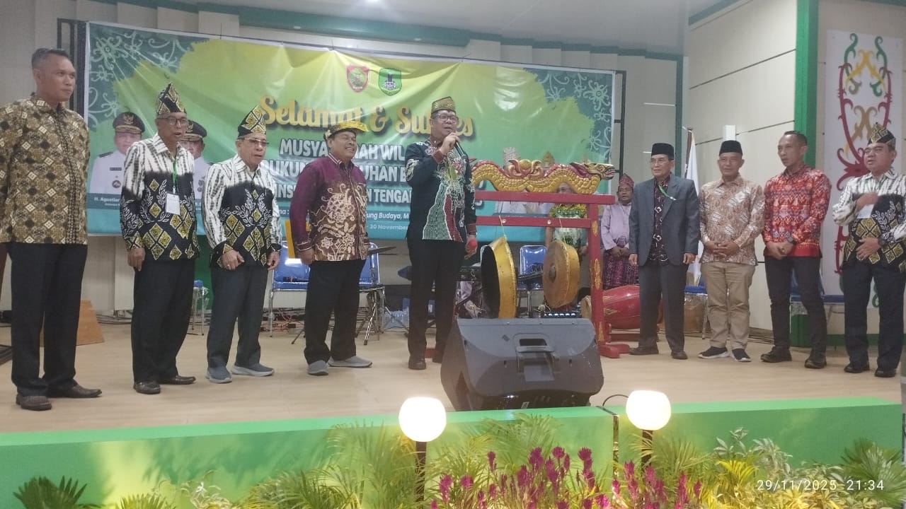 Pembukaan Muswil KKB oleh Gubernur Kalteng yang diwakili Staf Ahli Bidang Pemerintahan, Politik dan Hukum
