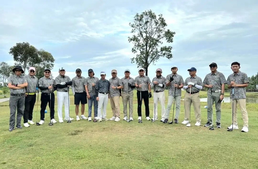 DUKUNG:Bank Kalsel hadir memberikan dukungan sebagai salah satu sponsor pada pelaksanaan Tapin Open Golf Tournament 2025.