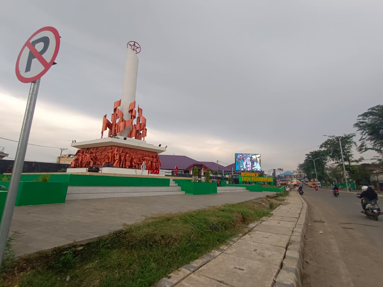 LEWATI BALANGAN: Pusat Kota Paringin bakal menjadi jalur strategis jemaah dari Tabalong, Kaltim, dan Kalteng menuju Sekumpul.