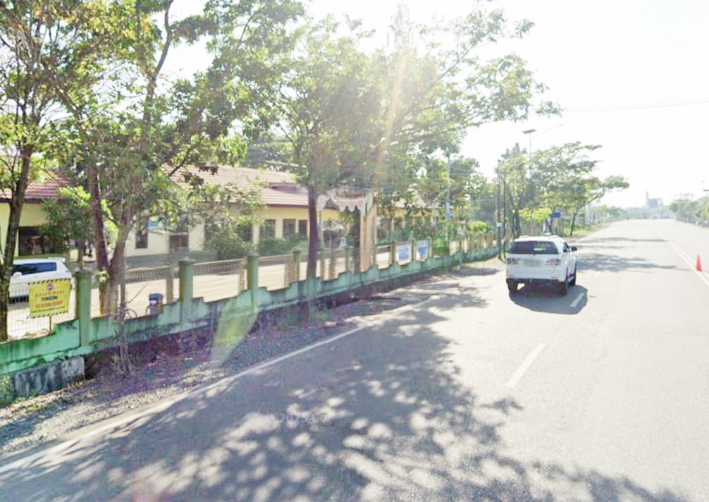 BAKAL DIBANGUN: Suasana SMPN 15 Banjarbaru di Jalan Lingkar Utara, Kelurahan Syamsudin Noor, Kecamatan Landasan Ulin. SMAN baru bakal dibangun di sekitar sini.