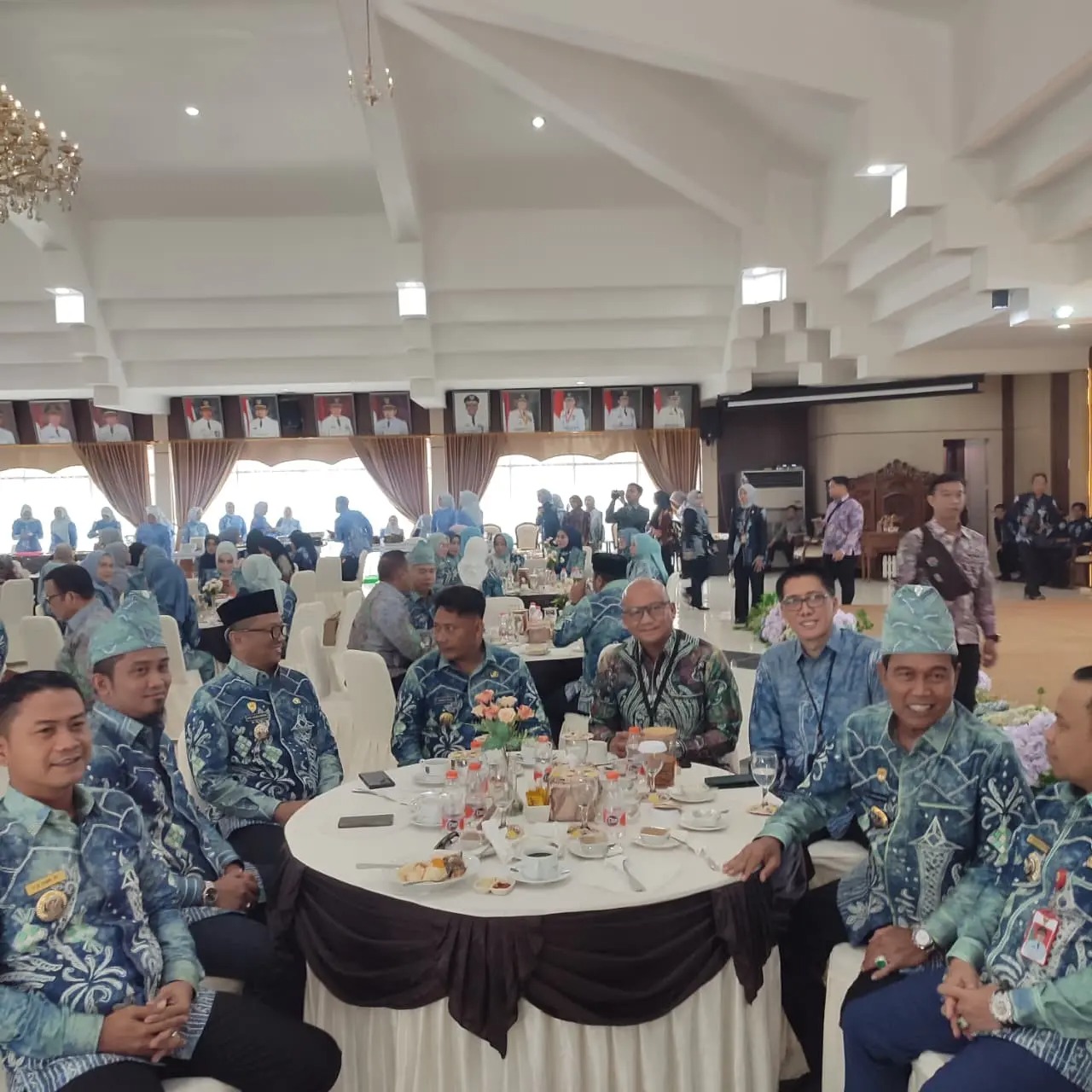 HADIR : Direksi Bank Kalsel Hadir pada perayaan HUT HSS ke 75.