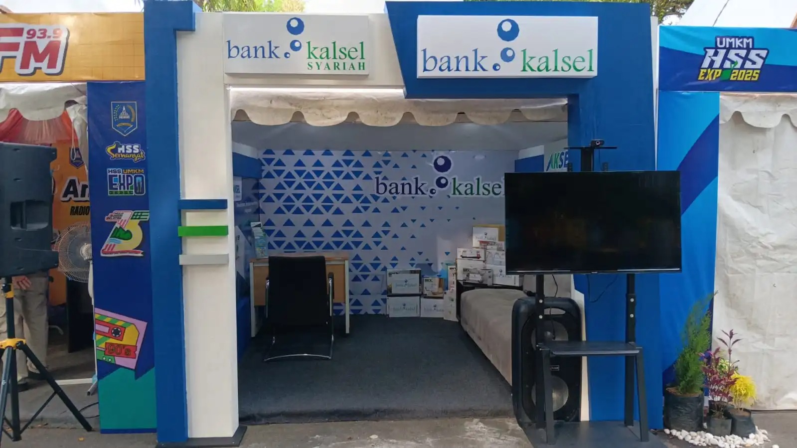 PAMERAN: Bank Kalsel ikut ramaikan HSS Expo 2025.