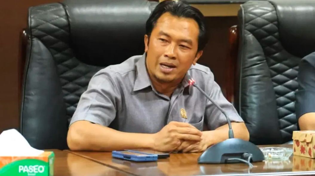 Anggota DPRD Tanah Bumbu Said Ismail Kholil Alaydrus dalam RDP di Gedung DPRD Tanah Bumbu. (Foto: Said Ismail untuk Radar Banjarmasin)