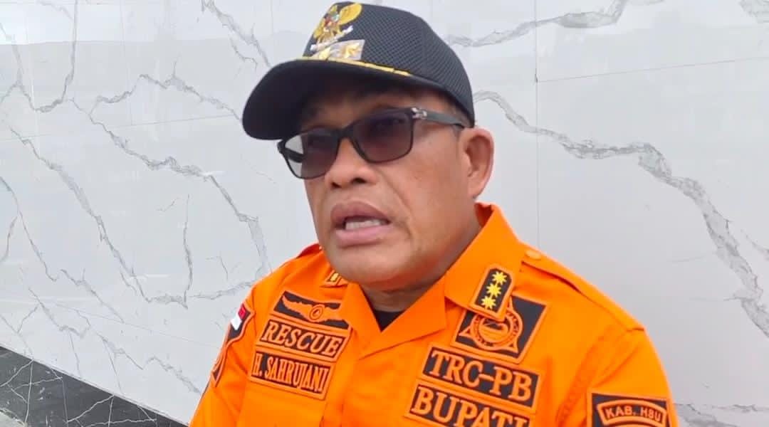 Bupati Kabupaten HSU, H Sahrujani.