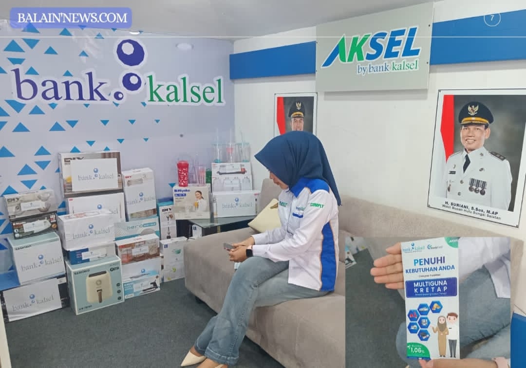 HADIR: Beragam informasi dan produk layanan Bank Kalsel tersedia di HSS Expo 2025.