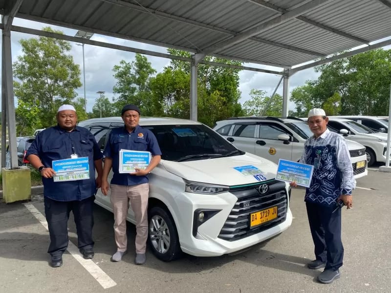 MULAI SIBUK: Suasana posko layanan jemaah 5 Rajab di Terminal Kedatangan Bandara Internasional Syamsudin Noor awal Januari 2025 lalu