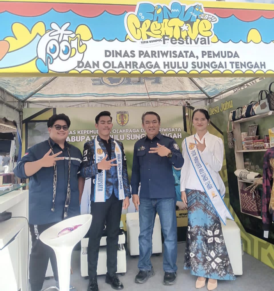 TAMPIL:Lewat Disporapar HST, produk unggulan HST tampil di BCF 2025.