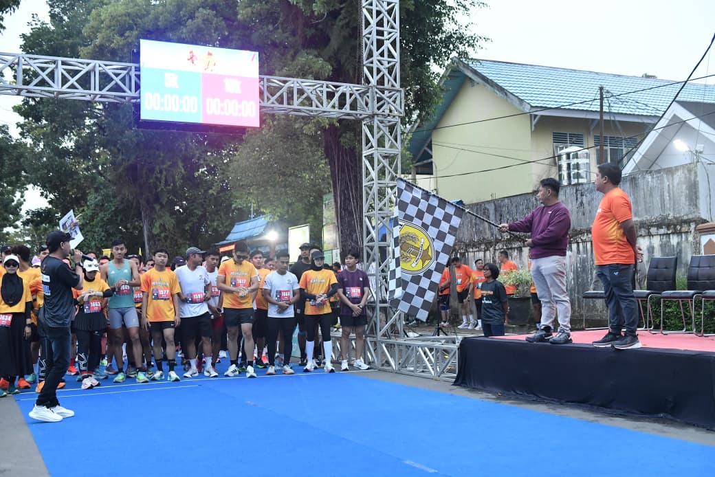 MENYALA:Event Menyala Run HST 2025 diikuti peserta dari berbagai daerah.