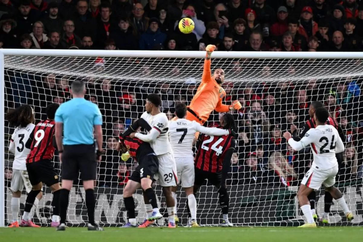 IMBANG: Chelsea bermain imbang lawan Bournemouth dalam lanjutan pekan ke-15 Liga Inggris 2025/26 di Vitality Stadium pada Sabtu (6/12).