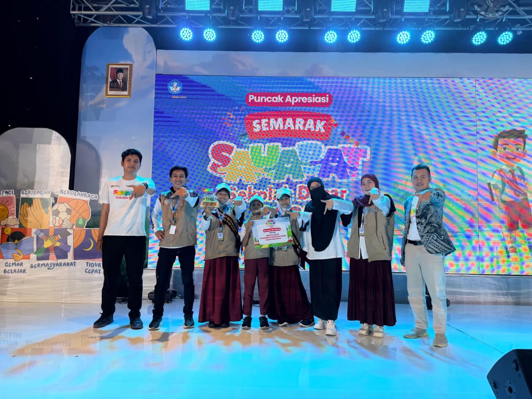 MEMBANGGAKAN: Siswa SDN 1 Mahang Matang Landung harumkan nama HST di kancah Nasional. (Foto: Disdik untuk Radar Banjarmasin).
