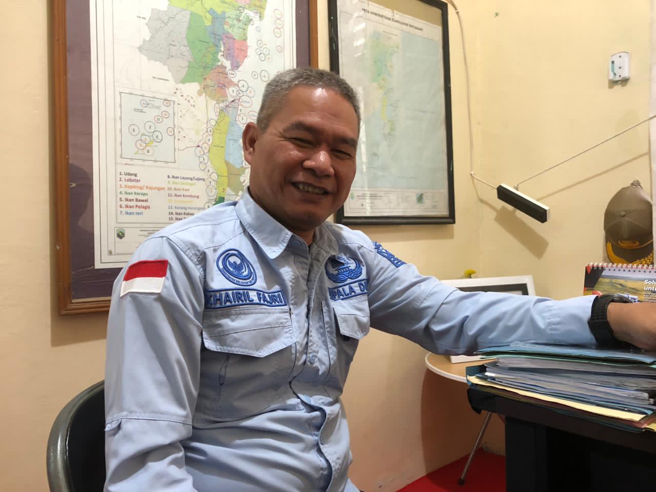 Kadis Perikanan Kabupaten Kotabaru, Khairil Fajri.