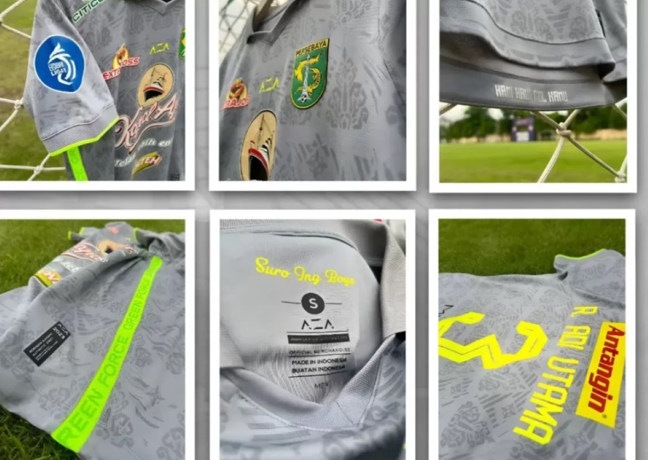 DILELANG: Jersey mantan kapten Persebaya, Reva Adi Utama, dilelang untuk membantu korban banjir dan longsor di Sumatera.