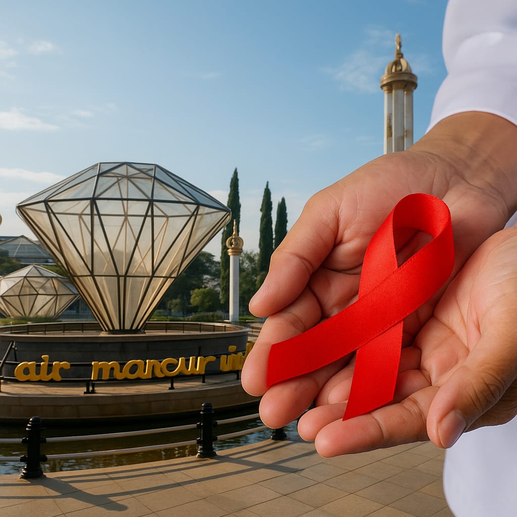 Ilustrasi kasus HIV di Kabupaten Banjar.