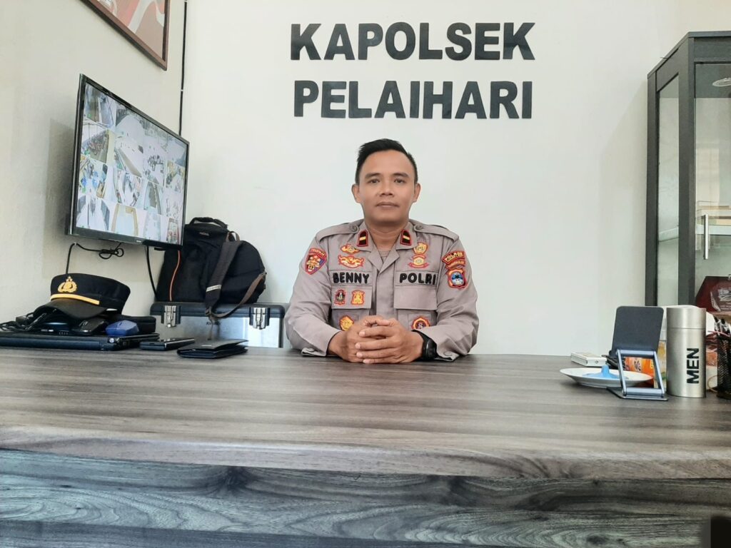 BERPROSES: Kapolsek Pelaihari Iptu Benny Wisnhu Wardhany membeberkan penanganan kasus duel maut di Pemalongan Tala dengan memeriksa 11 saksi.