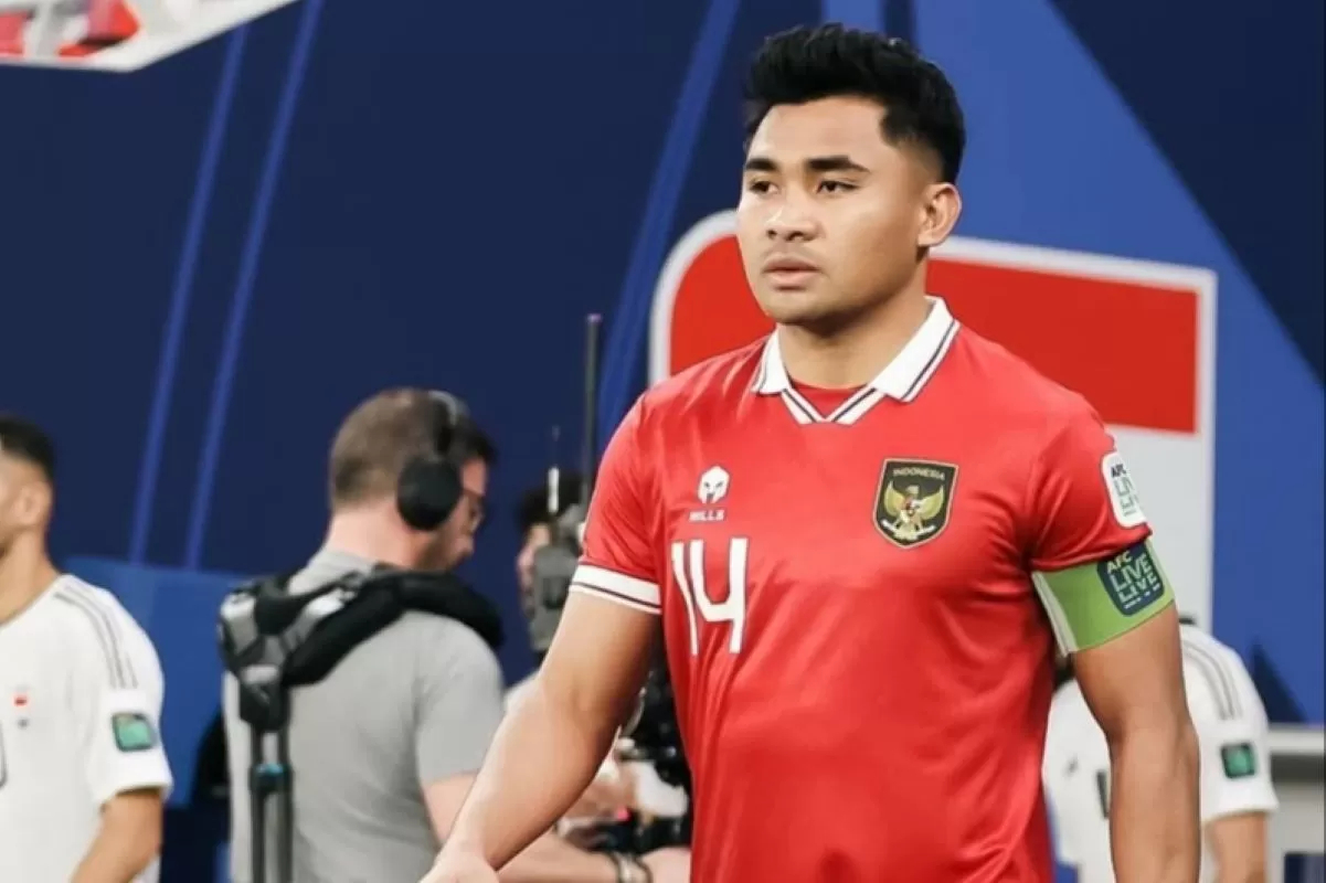 SAAT JADI KAPTEN: Asnawi Mangkualam saat jadi kapten Timnas Indonesia.