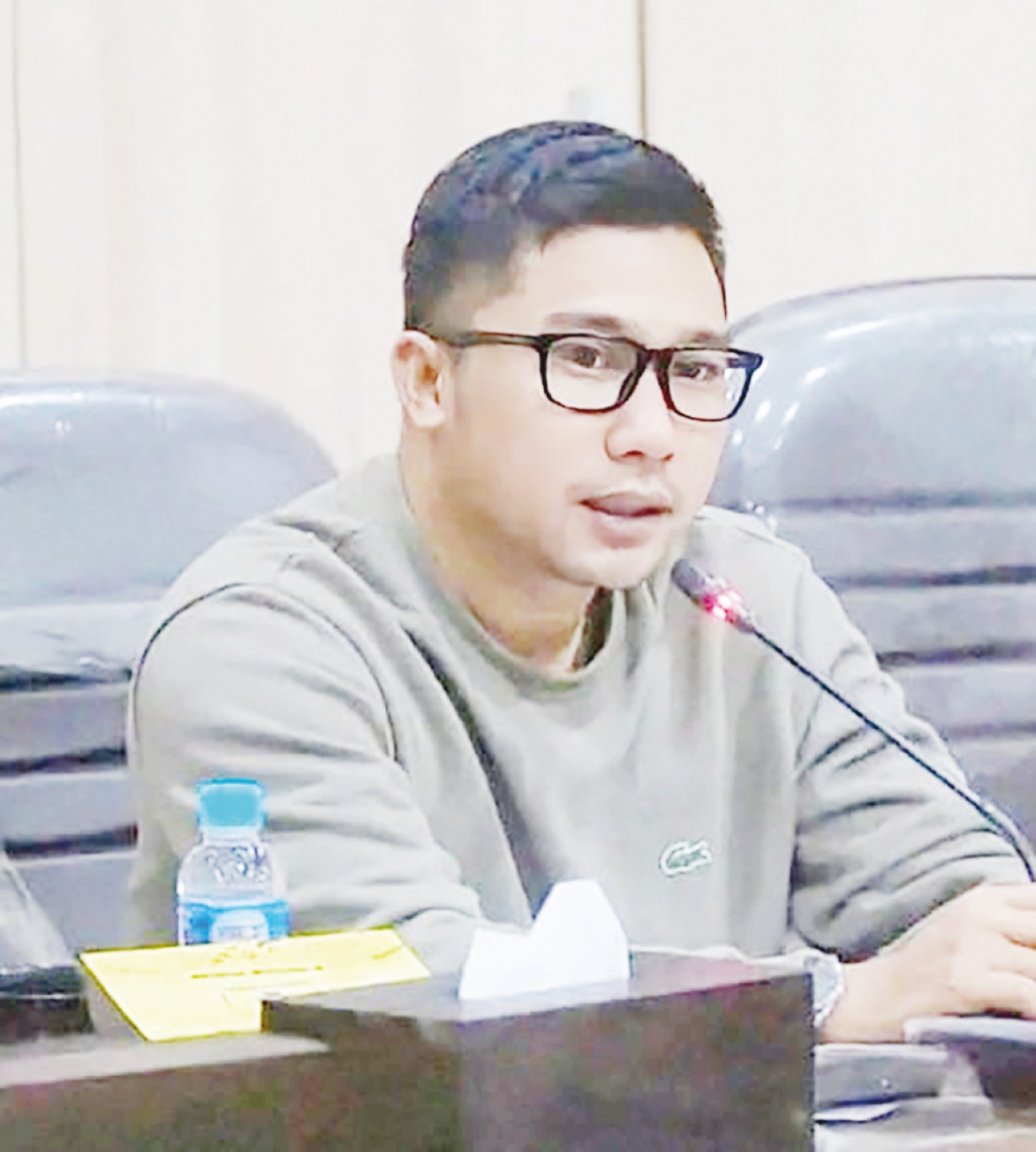 SIAP SIAGA: Ketua Komisi II DPRD Kabupaten Banjar, Lauhul Mahfudz, menyoroti kesiapsiagaan sektor pertanian menghadapi cuaca ekstrem di tengah puncak musim hujan.  (FOTO: DPRD KABUPATEN BANJAR)