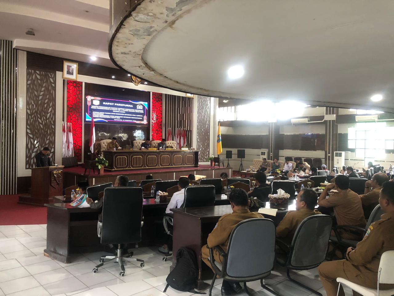 PARIPURNA: Jalannya Rapat Paripurna di DPRD Kotabaru.