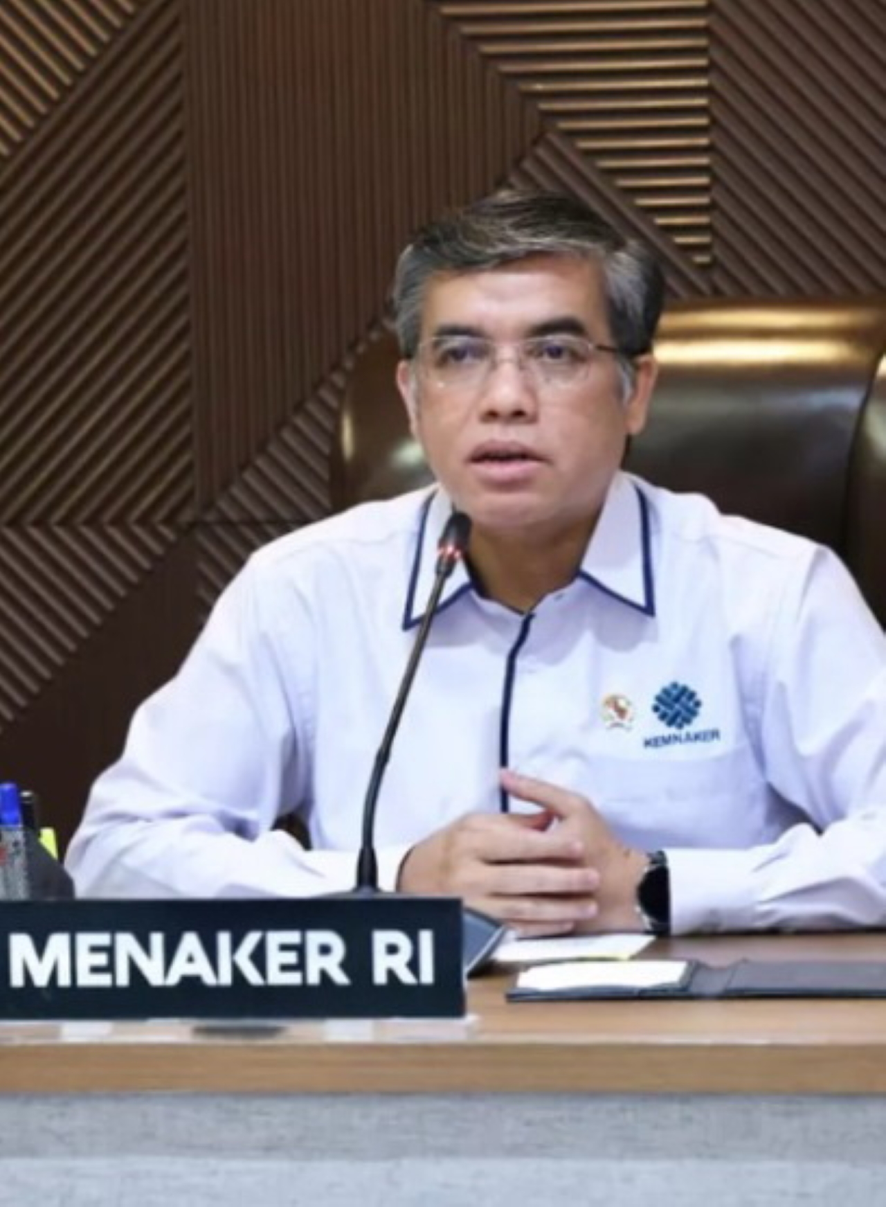 MENAKER: Menteri Tenaga Kerja Yassierli.