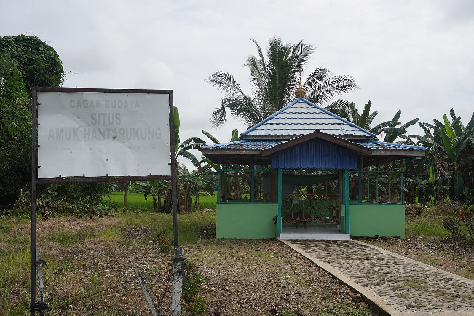 BUKTI SEJARAH: Cagar Budaya Situs Amuk Hantarukung, di Hulu Sungai Selatan.