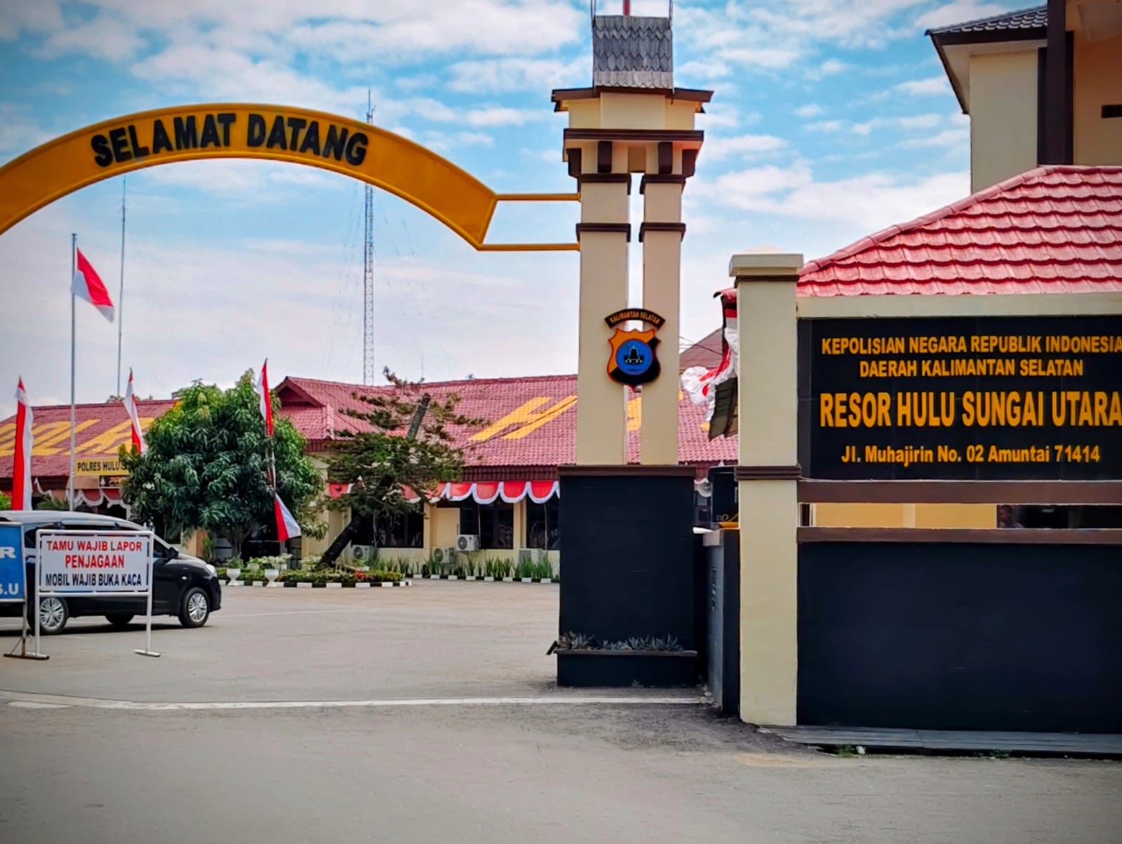 MAKO: Salah satu ruangan di Polres HSU dipinjam KPK untuk melakukan pemeriksaan awal pada target OTT yang diamankan.