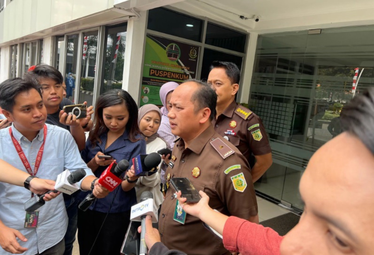 KAPUSPENKUM: Kepala Pusat Penerangan Hukum Kejagung Anang Supriatna.