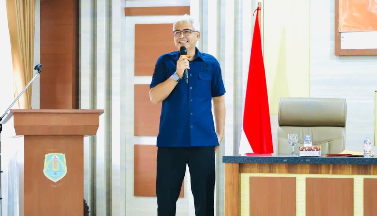 HADIR:Wabup HSU, Hero Setiawan menghadiri kegiatan Sosialisasi dan Pemantapan Forum Risiko Bencana Kabupaten HSU yang digelar di Amuntai, Jumat (19/12/2025).
