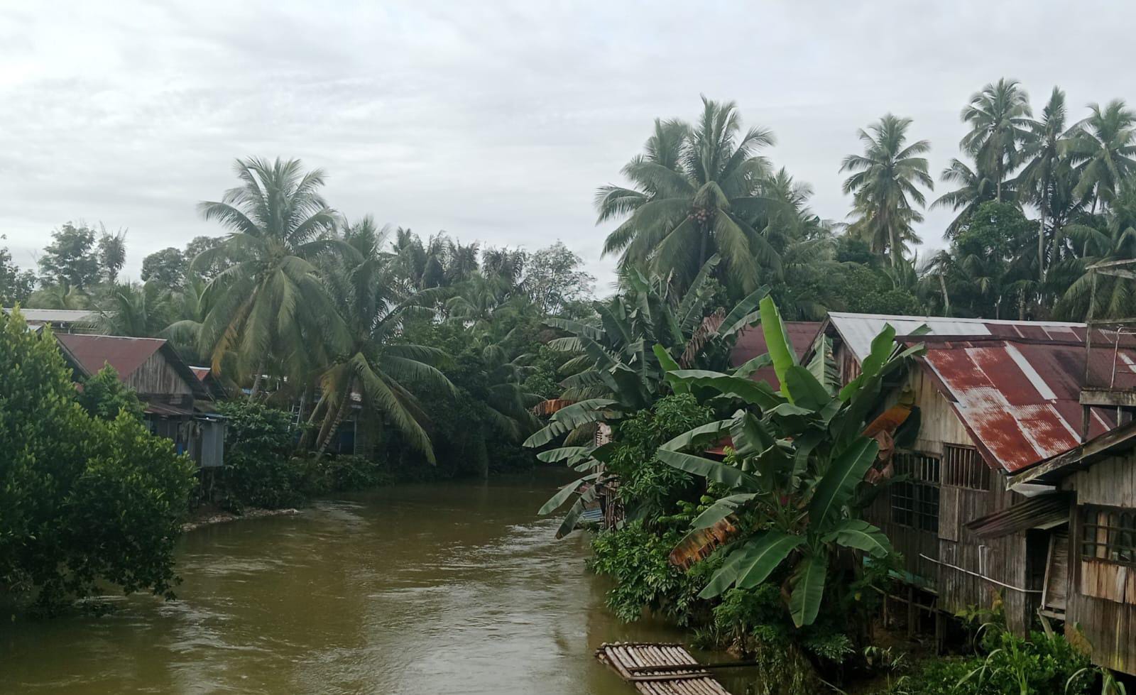 WASPADA : Sungai Balangan di Lampihong tercatat berada pada level waspada dengan ketinggian 4,9 meter, Minggu (21/12).