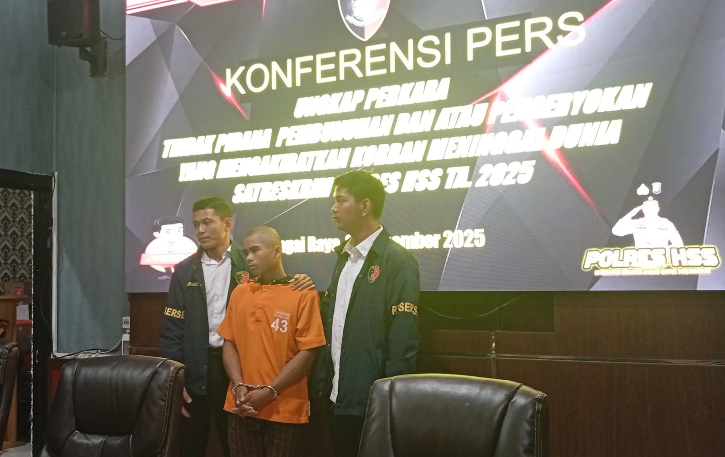 DIRINGKUS: Tersangka Ardan (28) berhasil diringkus polisi.