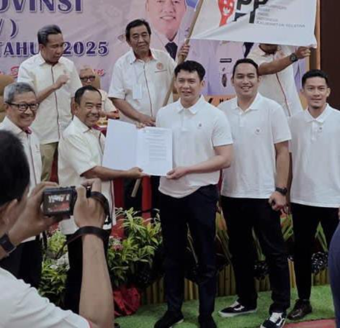 MAKIN BERKEMBANG:Pengurus PBPI Kalsel 2025-2029 resmi dikukuhkan di Banjarmasin, Senin (22/12/2025).