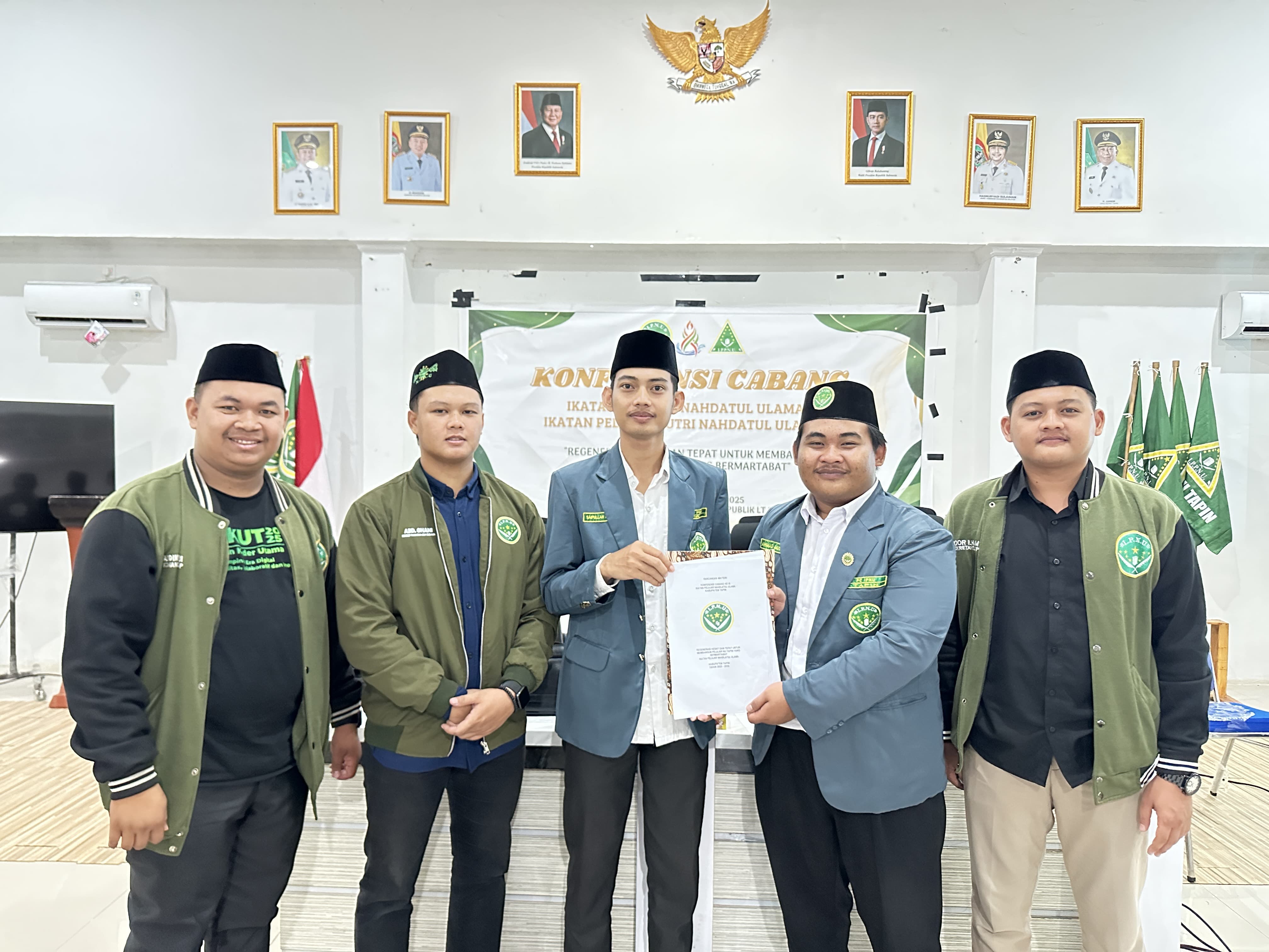 TERPILIH: Saipullah Rahman terpilih jadi Ketua IPNU Kabupaten Tapin, usai bersaing dengan dua lainnya.