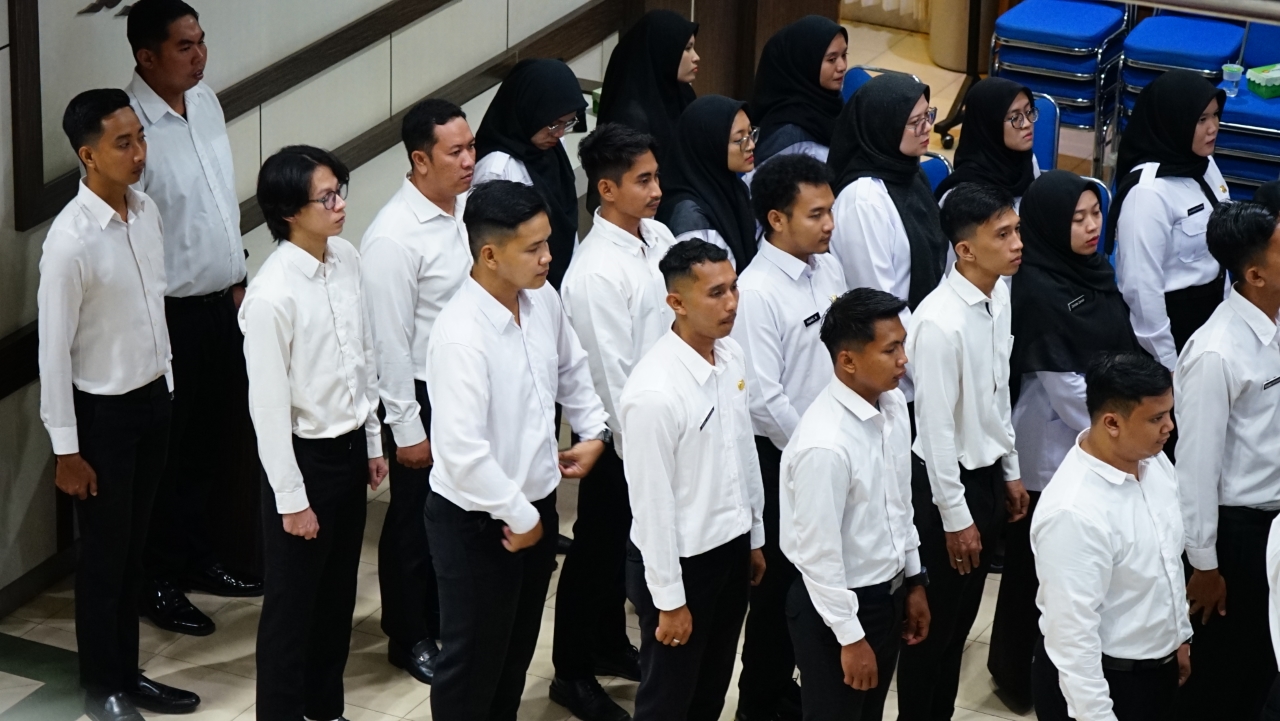 ASN: PPPK Pemko Banjarmasin dalam sebuah acara di Aula Kayuh Baimbai, Balai Kota, beberapa waktu lalu.